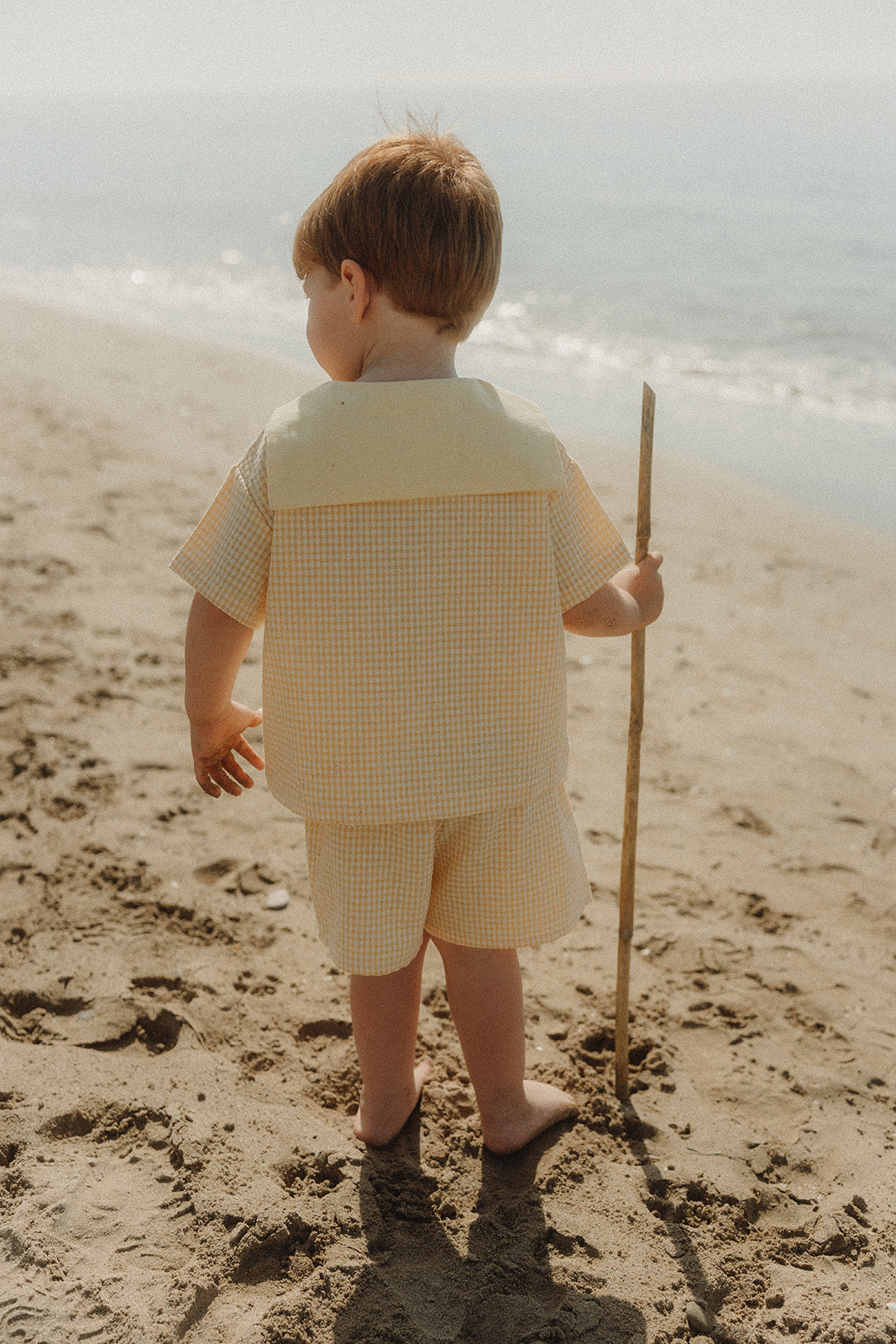 CLOVER PYJAMA SET - Buttercup Yellow Gingham