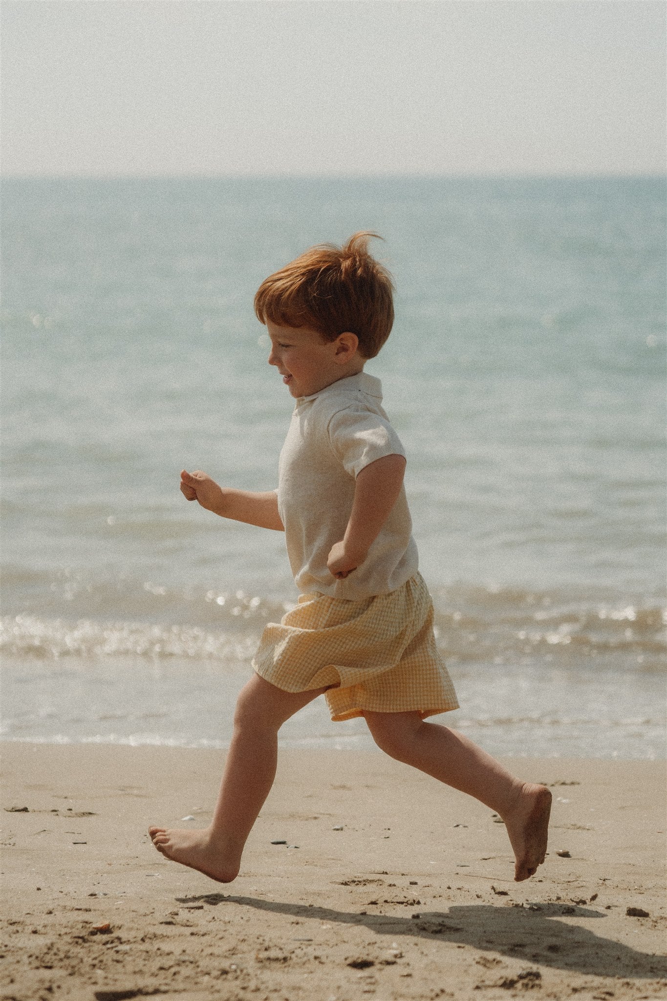 CLOVER PYJAMA SHORTS - Buttercup Yellow Gingham