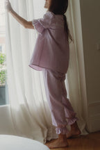 PIJAMA DAHLIA - Vichy Lavanda