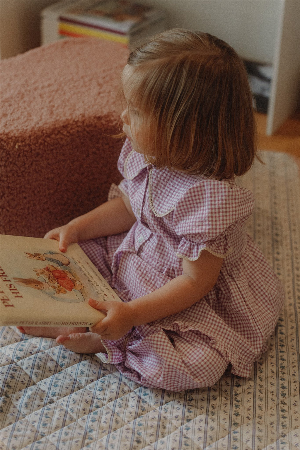 PIJAMA DAISY - Vichy Lavanda