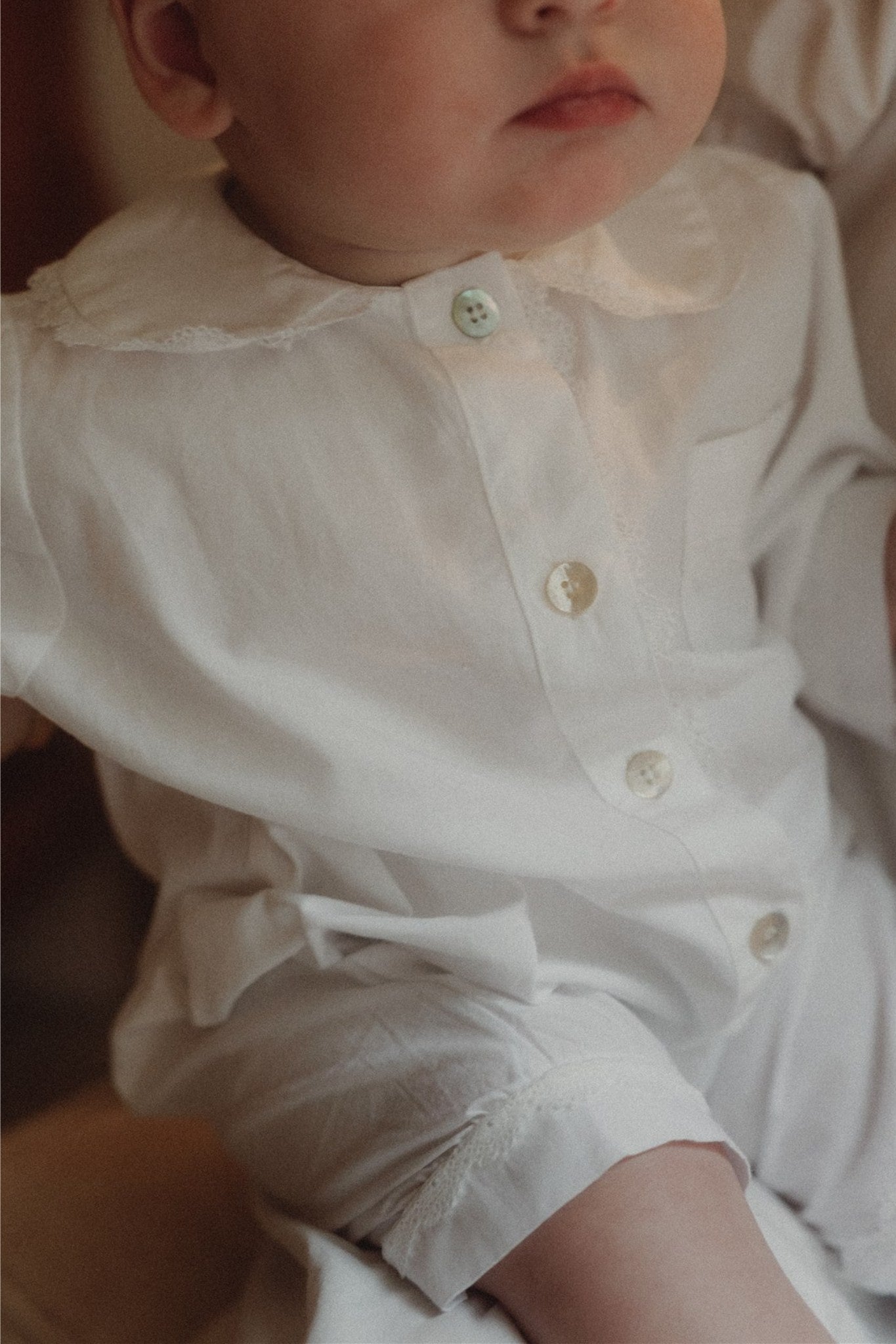 LILY OVERALL PYJAMA - Timeless White