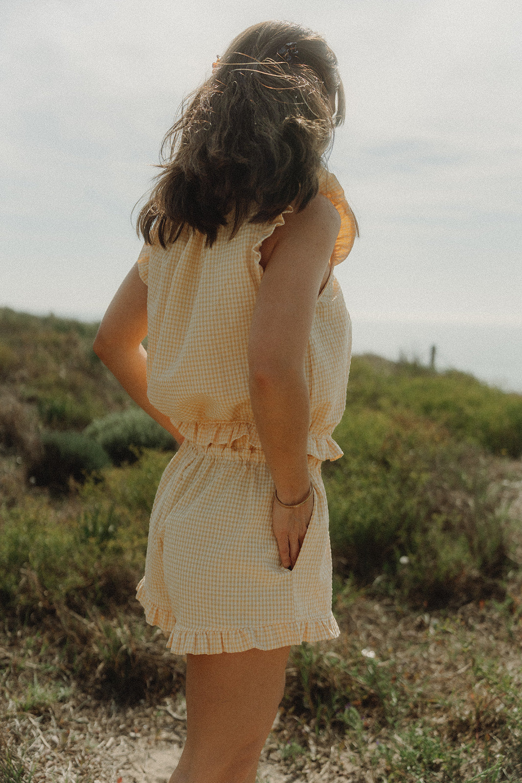 MARIGOLD PYJAMA SET - Buttercup Yellow Gingham