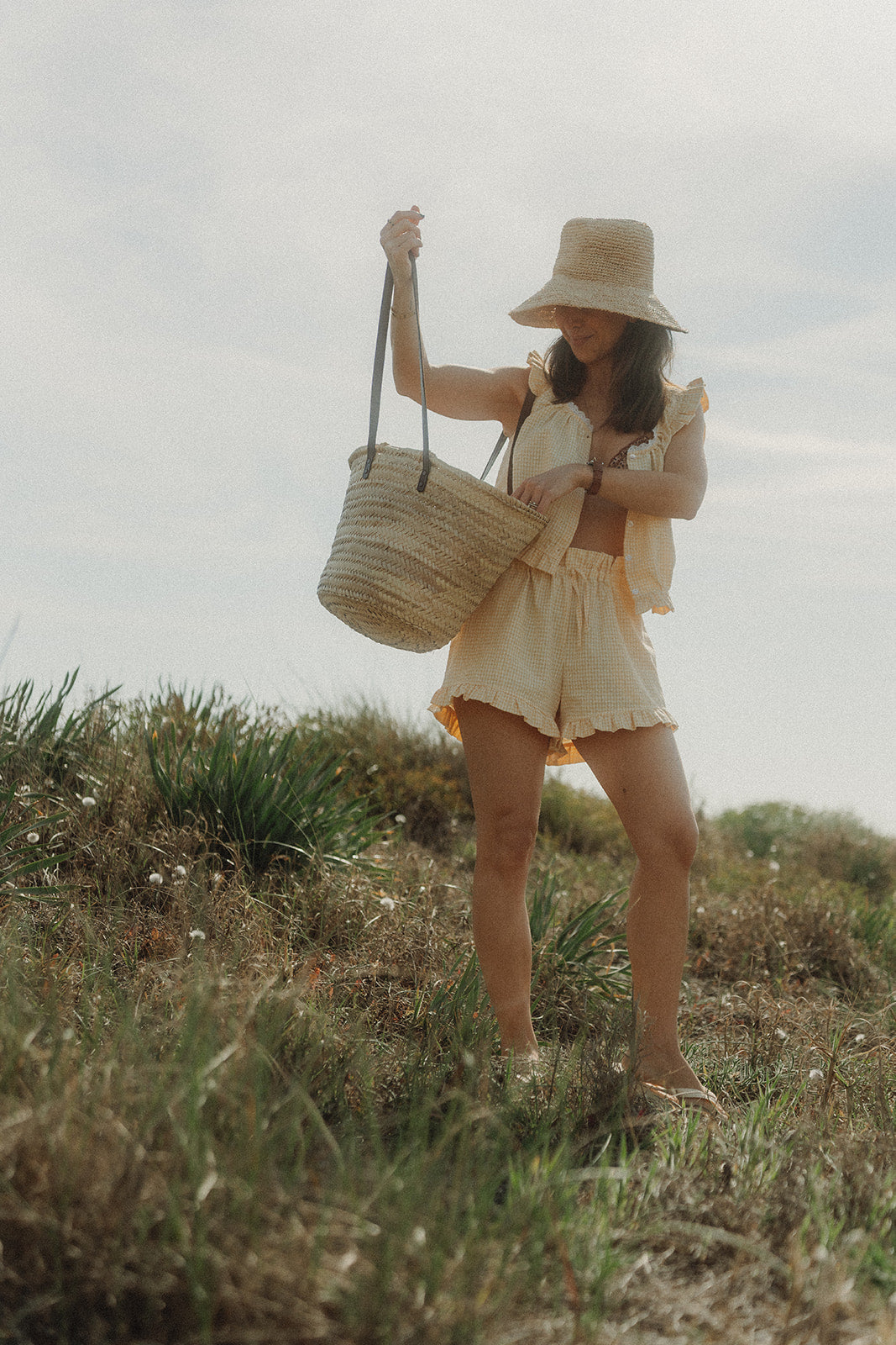 MARIGOLD PYJAMA SET - Buttercup Yellow Gingham