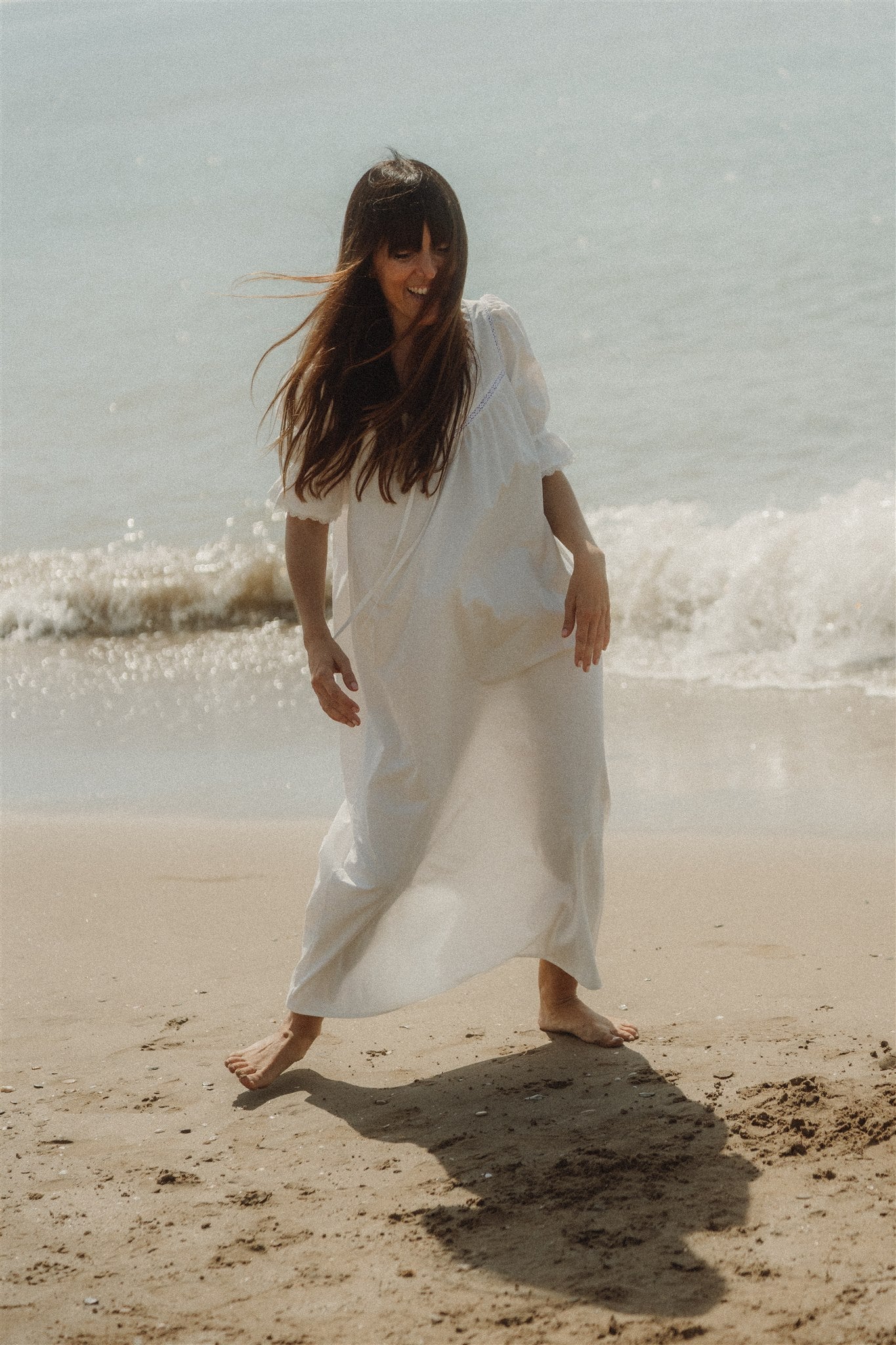 PEONY NIGHTGOWN - Timeless White