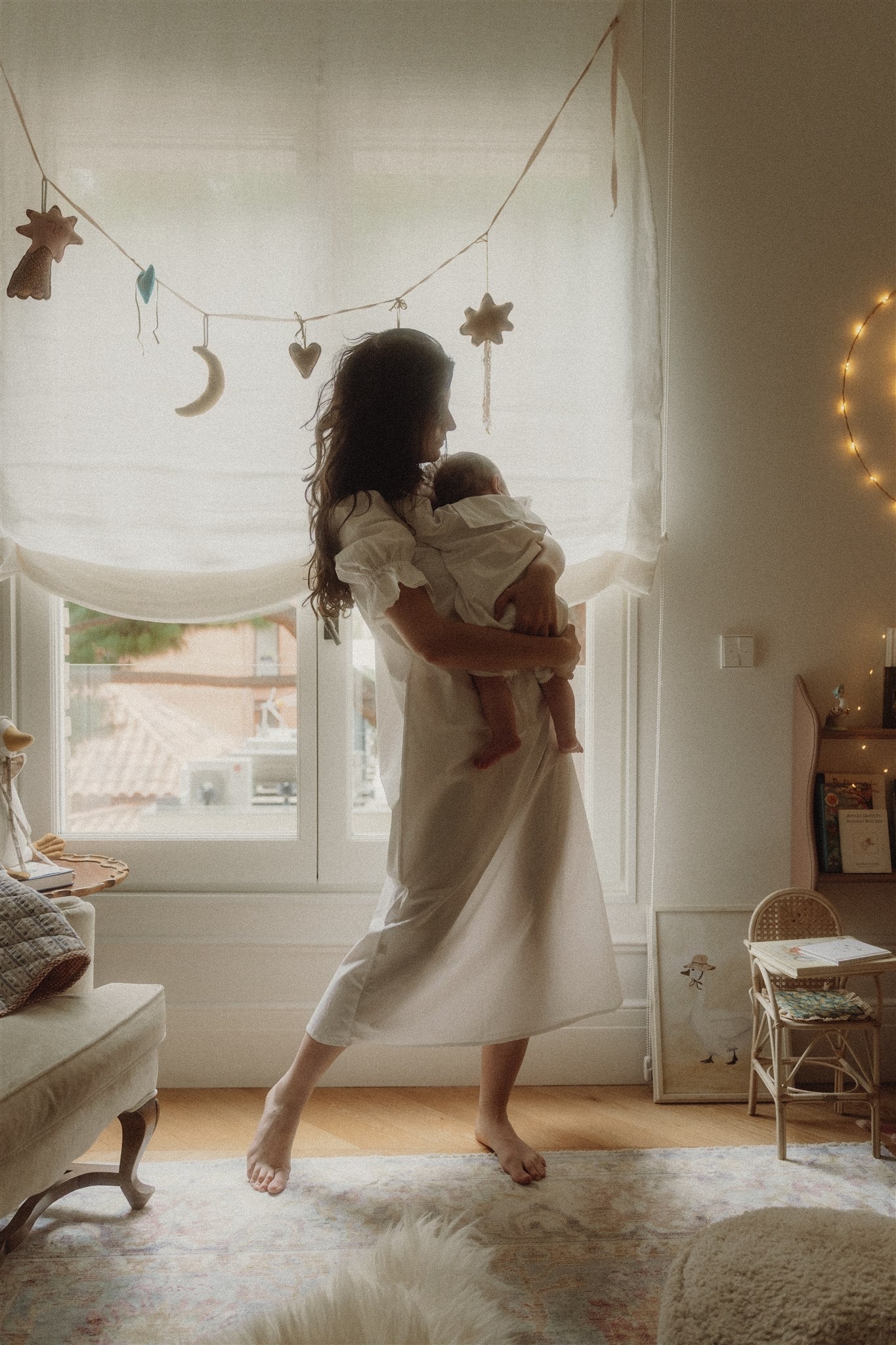 PEONY NIGHTGOWN - Timeless White