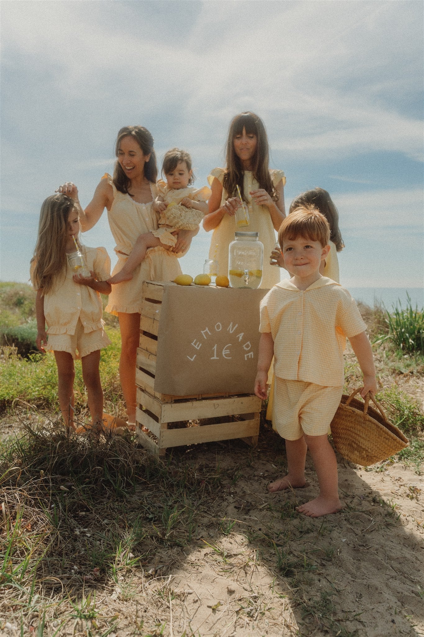 PIJAMA CLOVER - Vichy Amarillo Buttercup