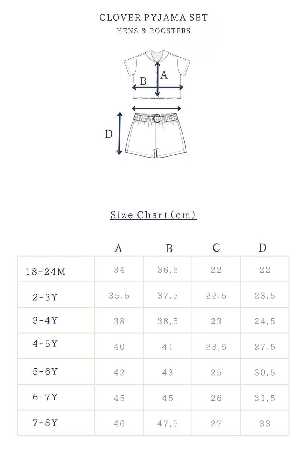 PIJAMA CLOVER - Vichy Amarillo Buttercup