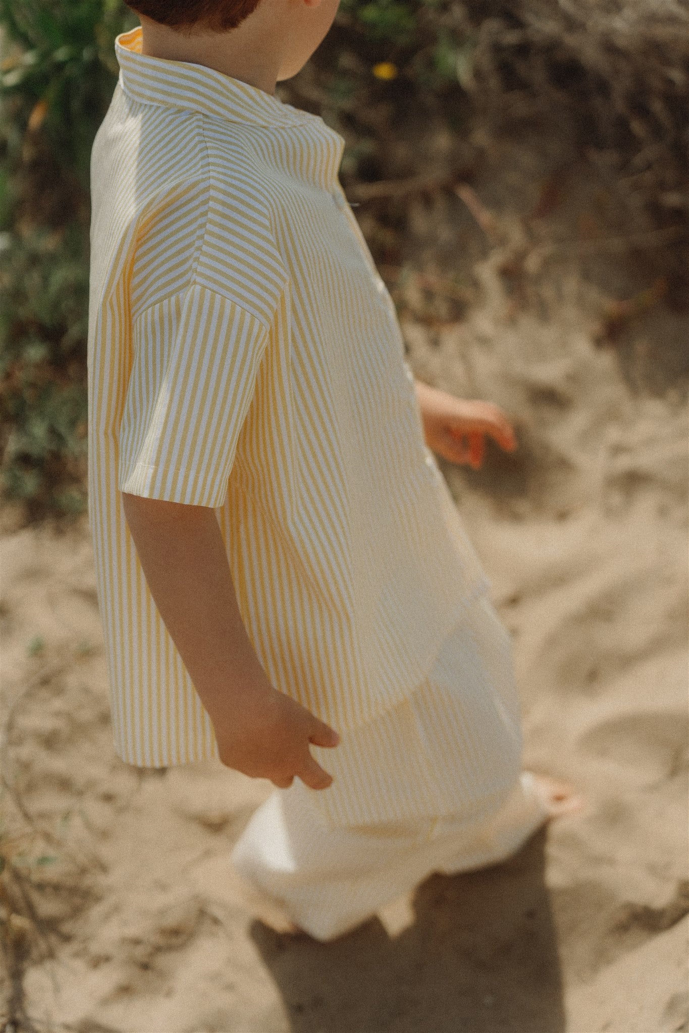 FOX PYJAMA SET - Sunlit Yellow Stripes